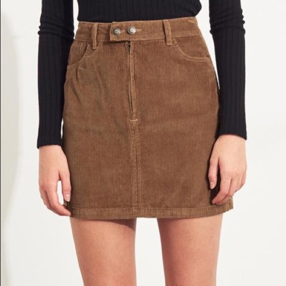 Hollister High Rise Corduroy Skirt